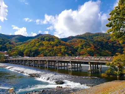 京都観光スポット：渡月橋